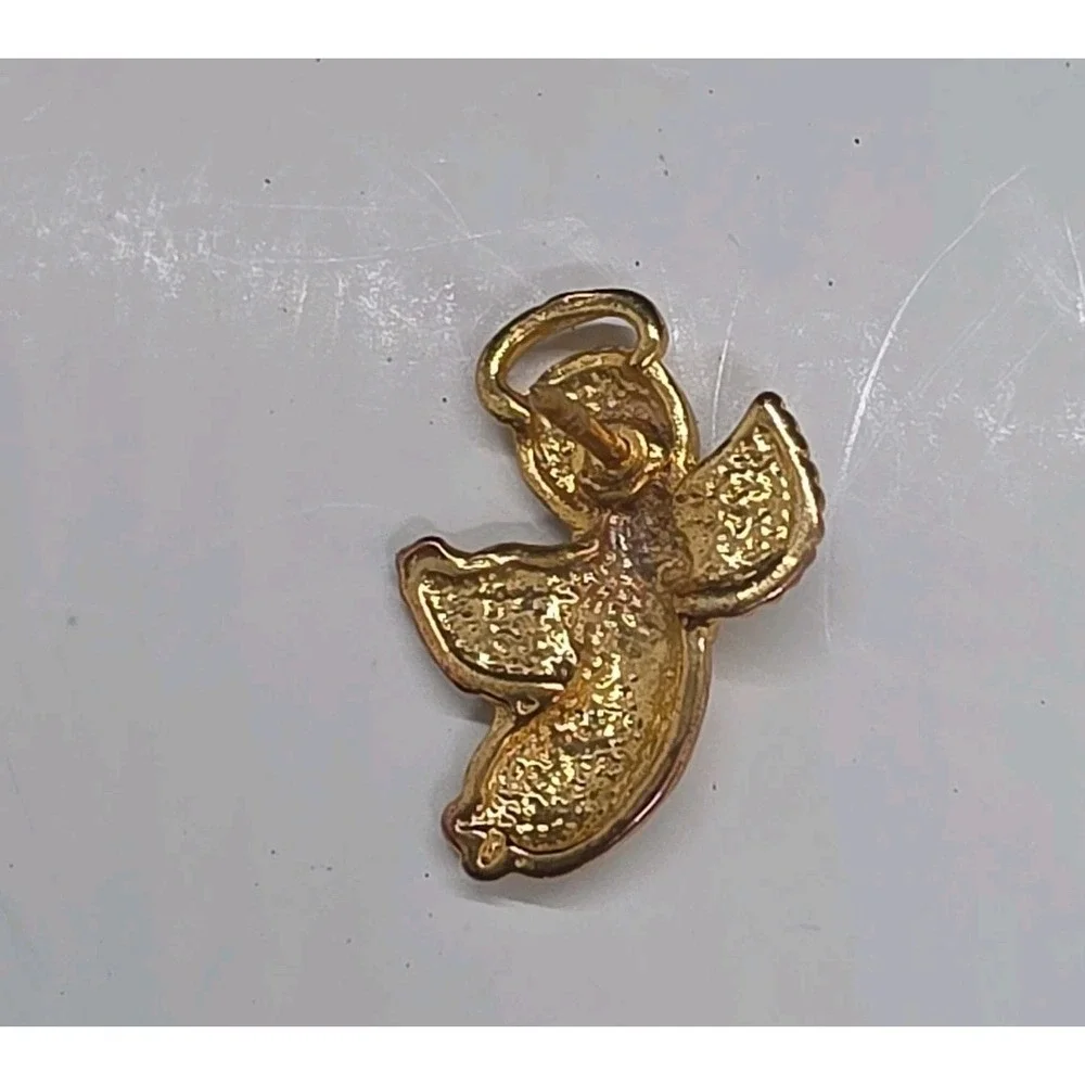Smiley Face Guardian Angel Lapel Hat Jacket Pin Yellow Face